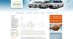 Desktop Screenshot of aksaotokiralama.com