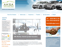 Tablet Screenshot of aksaotokiralama.com